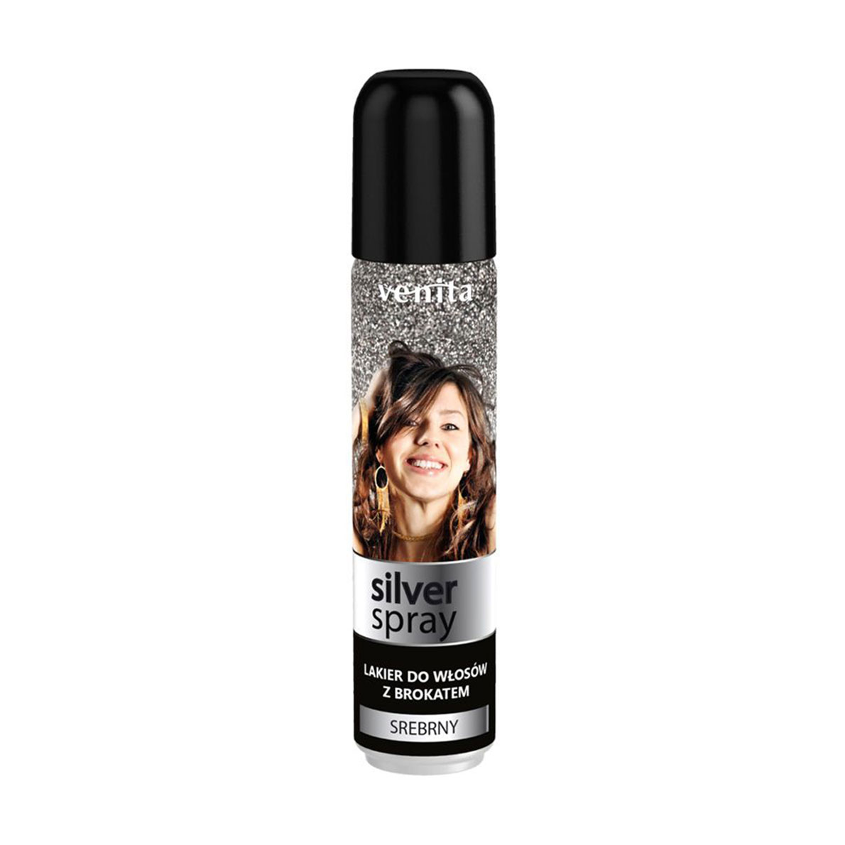 Лак для волосся Venita Silver Spray зі срібним пилом, 75 мл